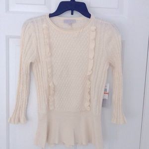 Cream colored sweater